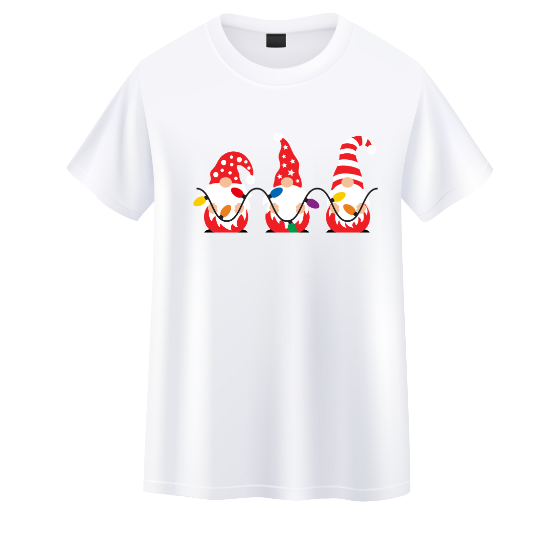 TSHIRT MERRY CHRISTMAS  ELF LIGTH