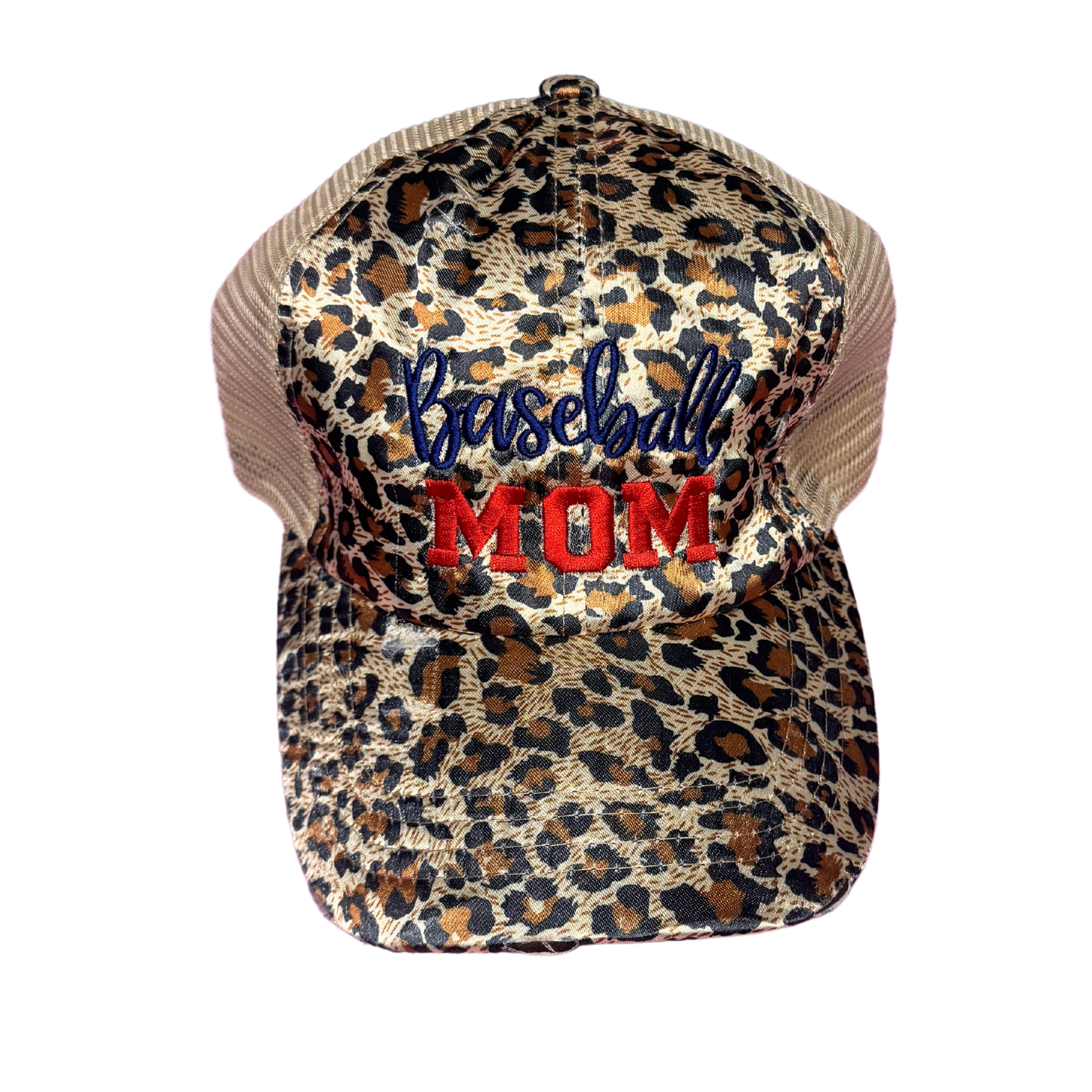 BASEBALL MOM  ANIMAL PRINT