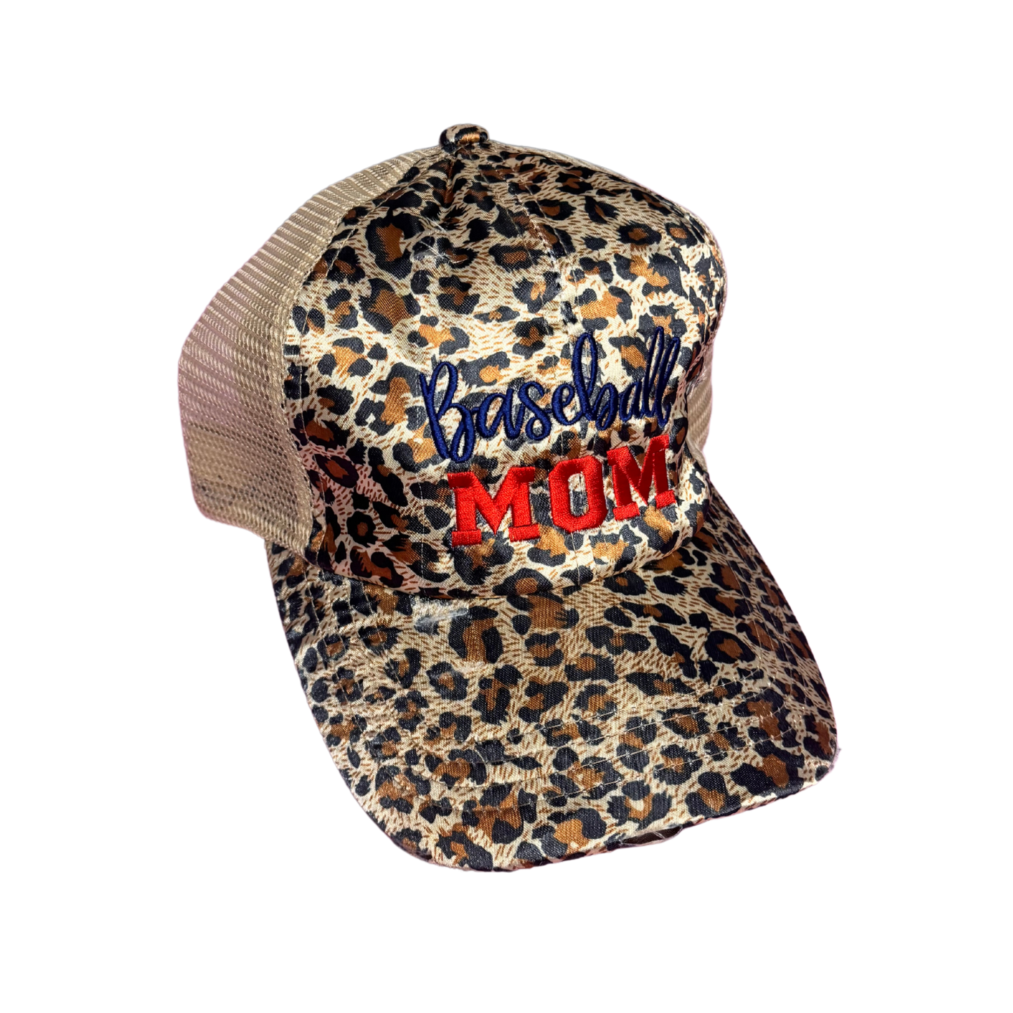 BASEBALL MOM  ANIMAL PRINT