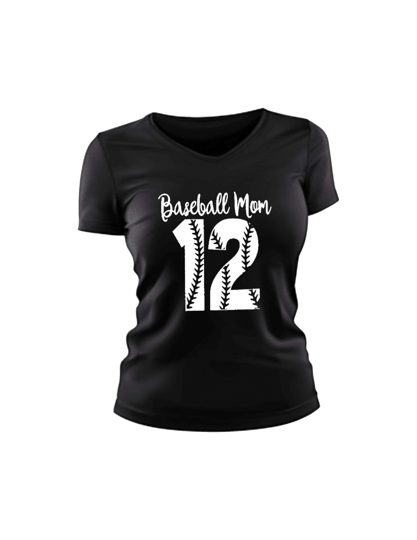 BASEBALL MOM BIG NUMBER