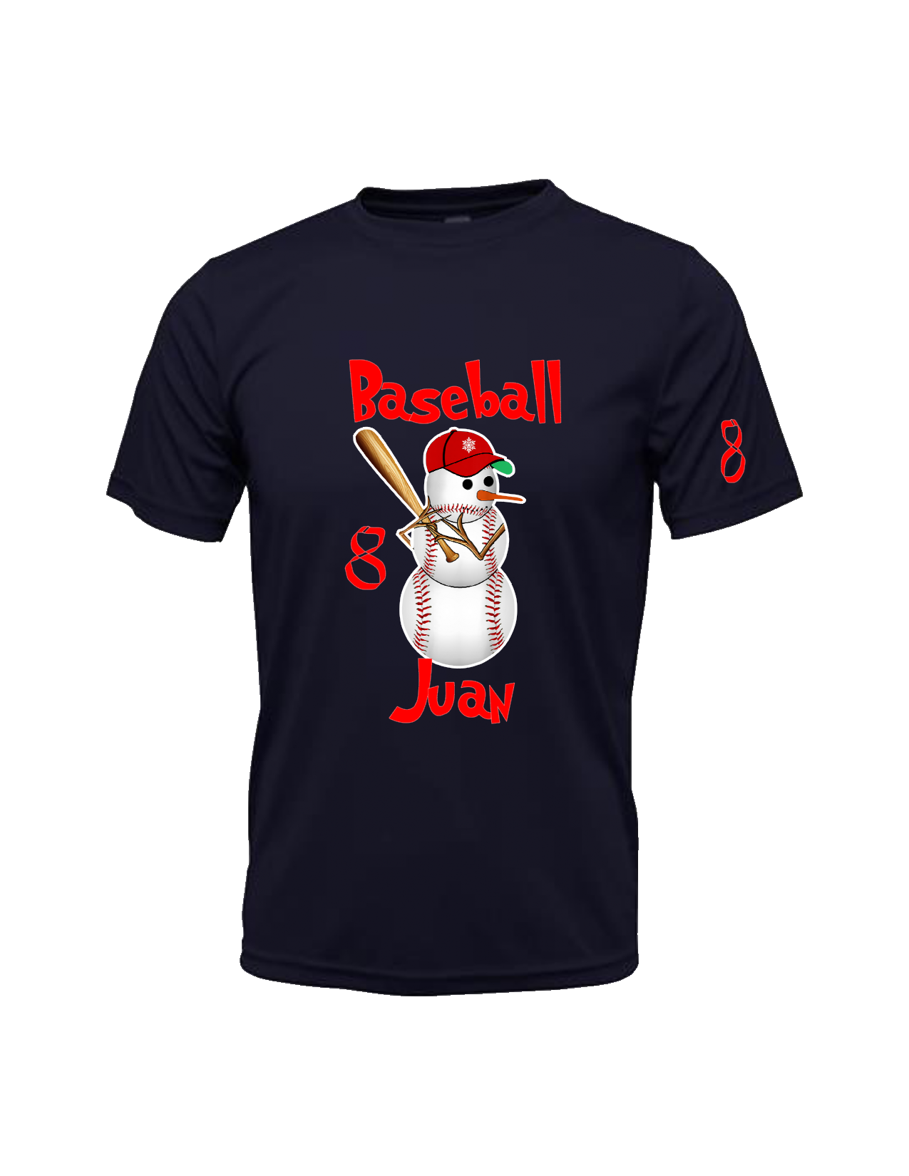 CHRISTMAS SHIRTS /SNOW MEN , BASEBALL / CHOOSE