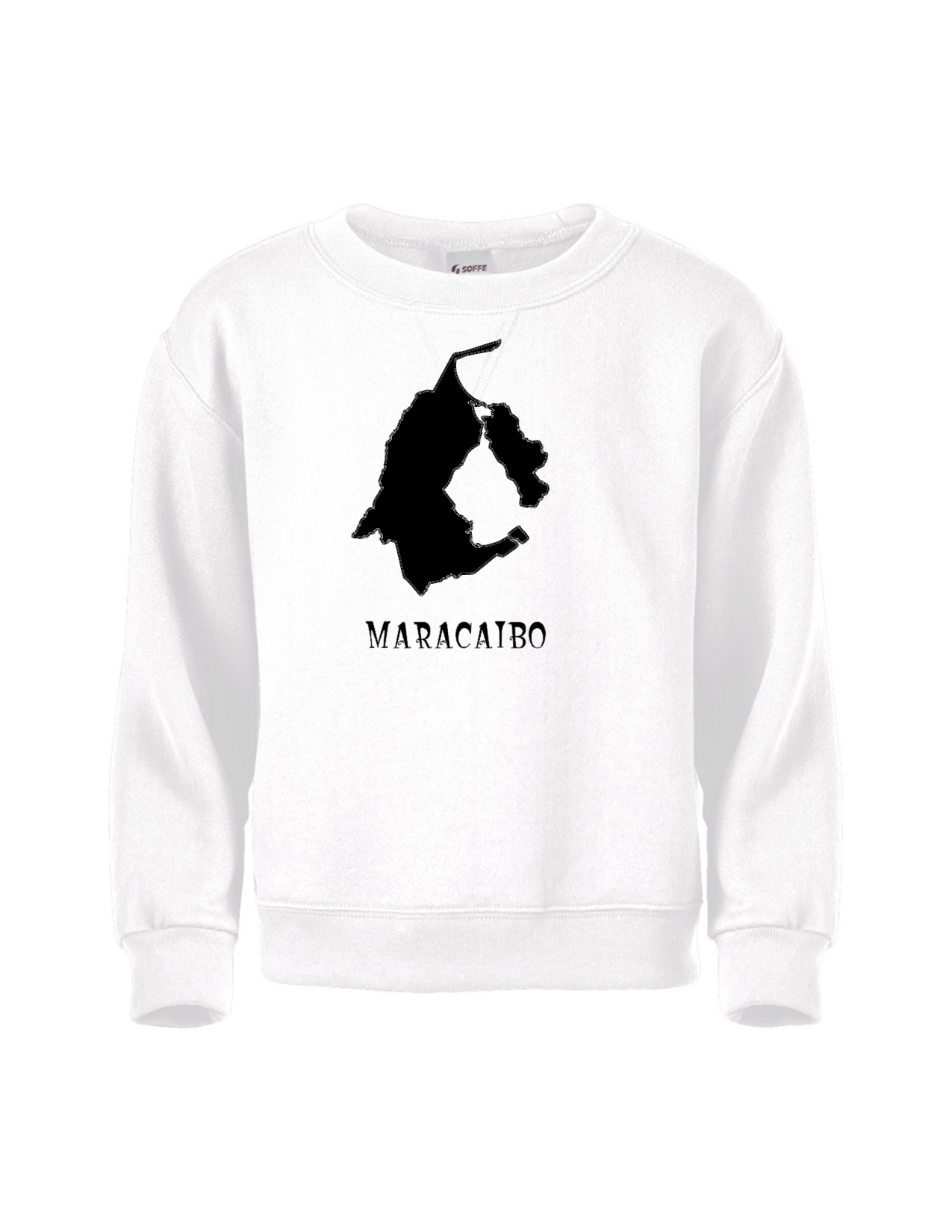 SUDADERA DEL MAPA  DE  MARACAIBO / MARACAIBO MAP SWEATSHIRTS