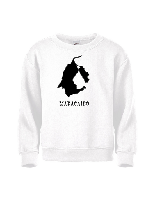 SUDADERA DEL MAPA  DE  MARACAIBO / MARACAIBO MAP SWEATSHIRTS