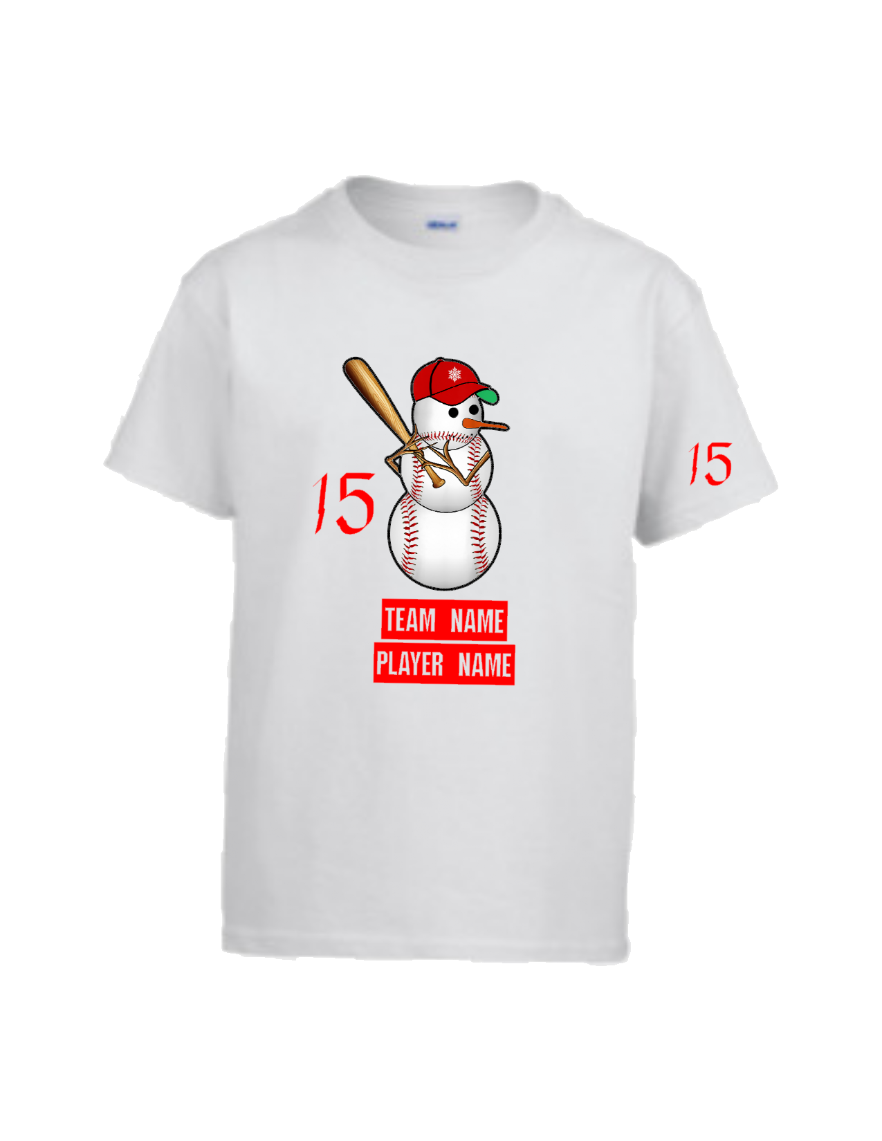 CHRISTMAS SHIRTS /SNOW MEN , BASEBALL / CHOOSE