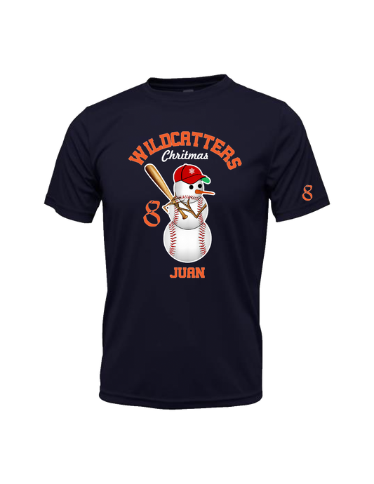 CHRISTMAS SHIRTS /SNOW MEN , BASEBALL /WILDCATTERS