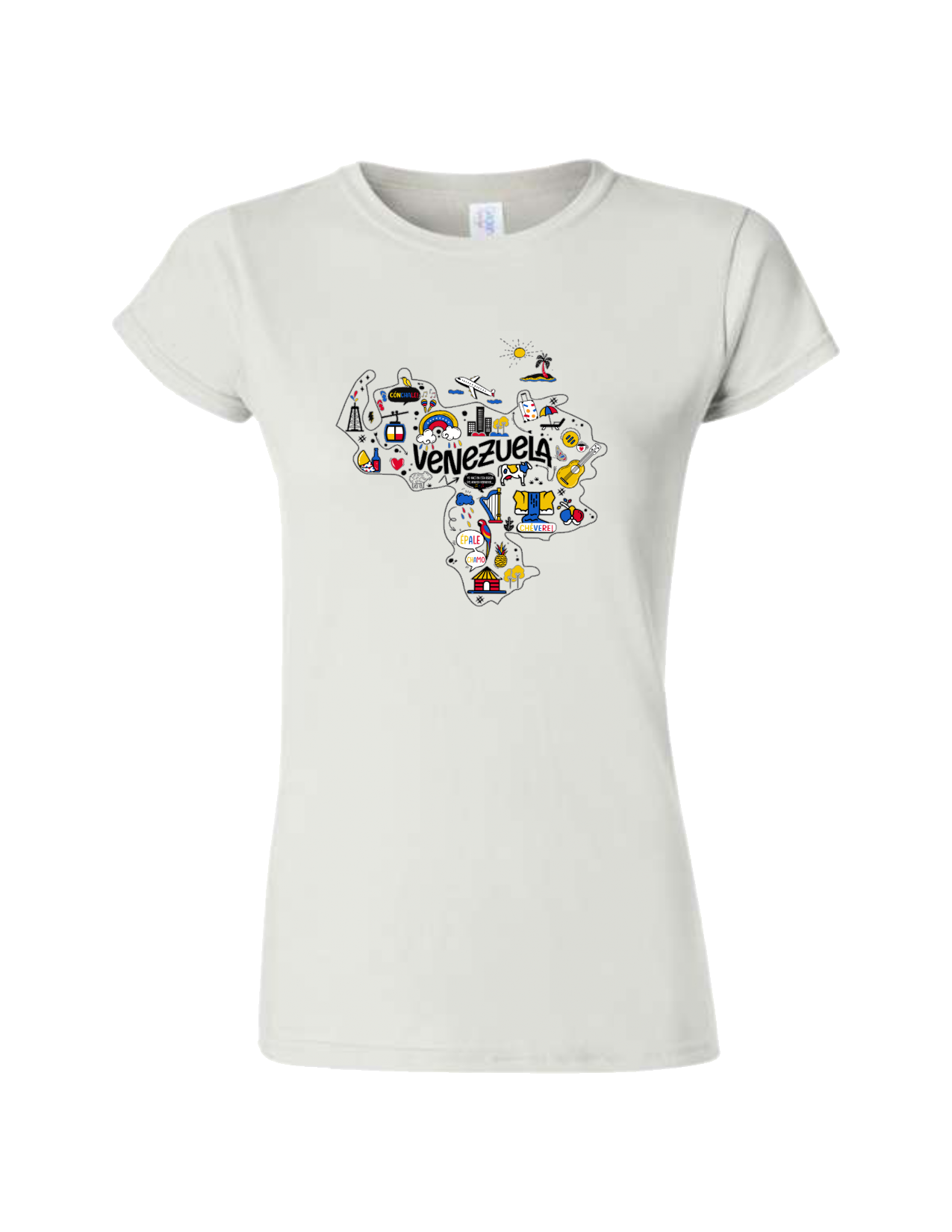 CAMISETA MAPA DE  VENEZUELA / VENEZUELAN MAP TSHIRT