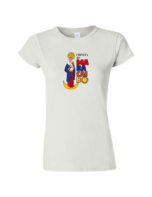 CAMISETA DE LA VIRGEN DE CHIQUINQUIRA COLORES REALES