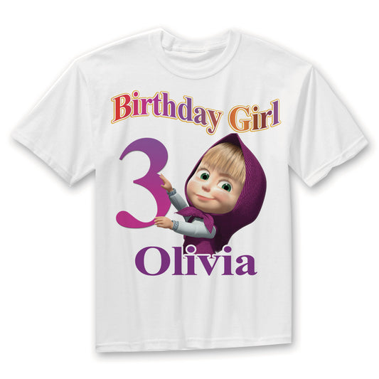 BIRTHDAY MASHA AND BEAR TSHIRT